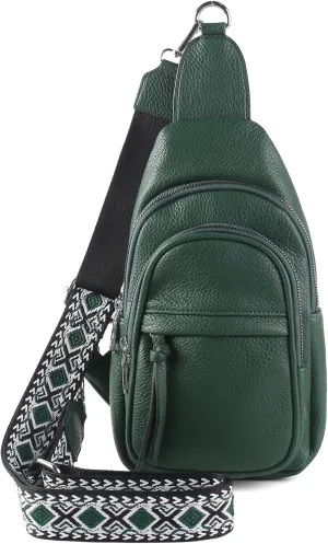 Vegan Leather Fanny Pack Crossbody Bags for Women Chest Bag for Work Shopping Shoulder Tote Blet Bags Backpack