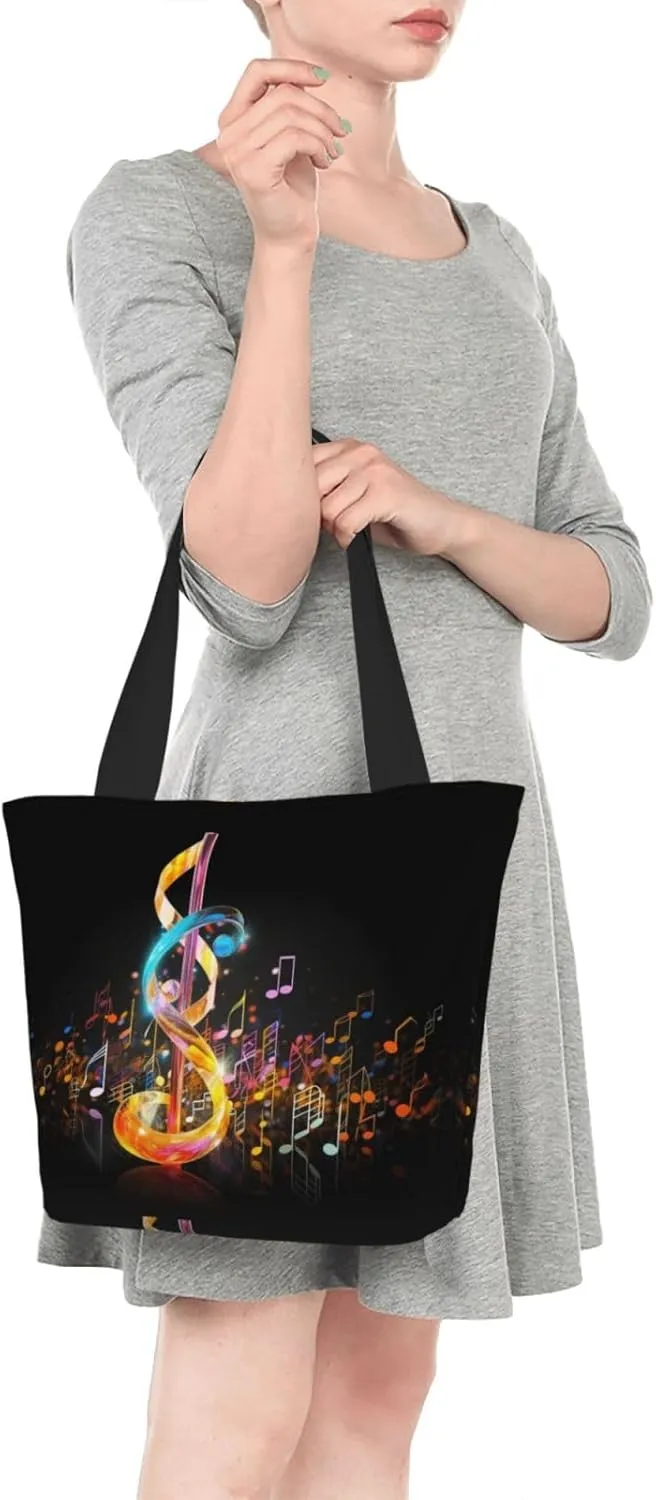 Vegetables Printed Fashionable Large Handbag And Shoulder Bag, Suitable For Various Daily Use