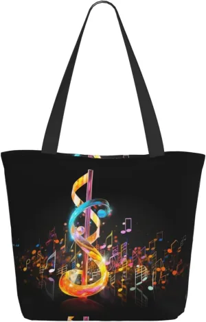 Vegetables Printed Fashionable Large Handbag And Shoulder Bag, Suitable For Various Daily Use