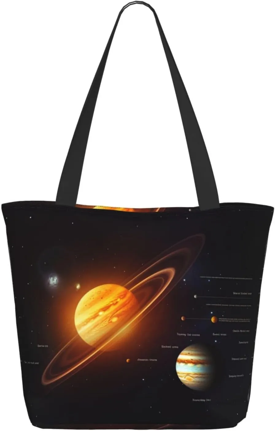 Vegetables Printed Fashionable Large Handbag And Shoulder Bag, Suitable For Various Daily Use