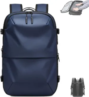 Veloutte Travel Backpack, Veloussette Space Bag, Velouette Space Bag, Expandable Waterproof Backpack (blue)