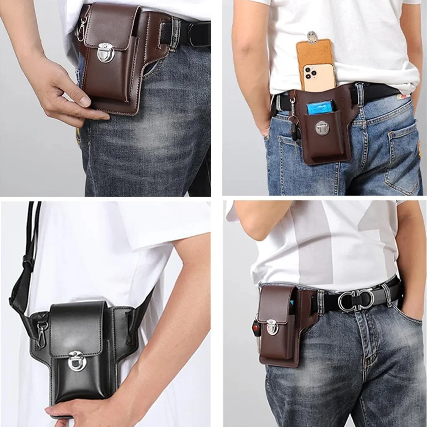 Venture™ Leather Waist Bag