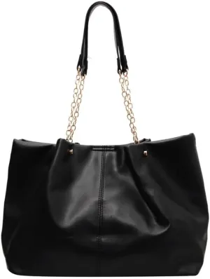 Vintage Large-Capacity Tote Bag for Women – Elegant Handbag for Work, Travel & Daily Use, Stylish Shoulder Carryall Purse