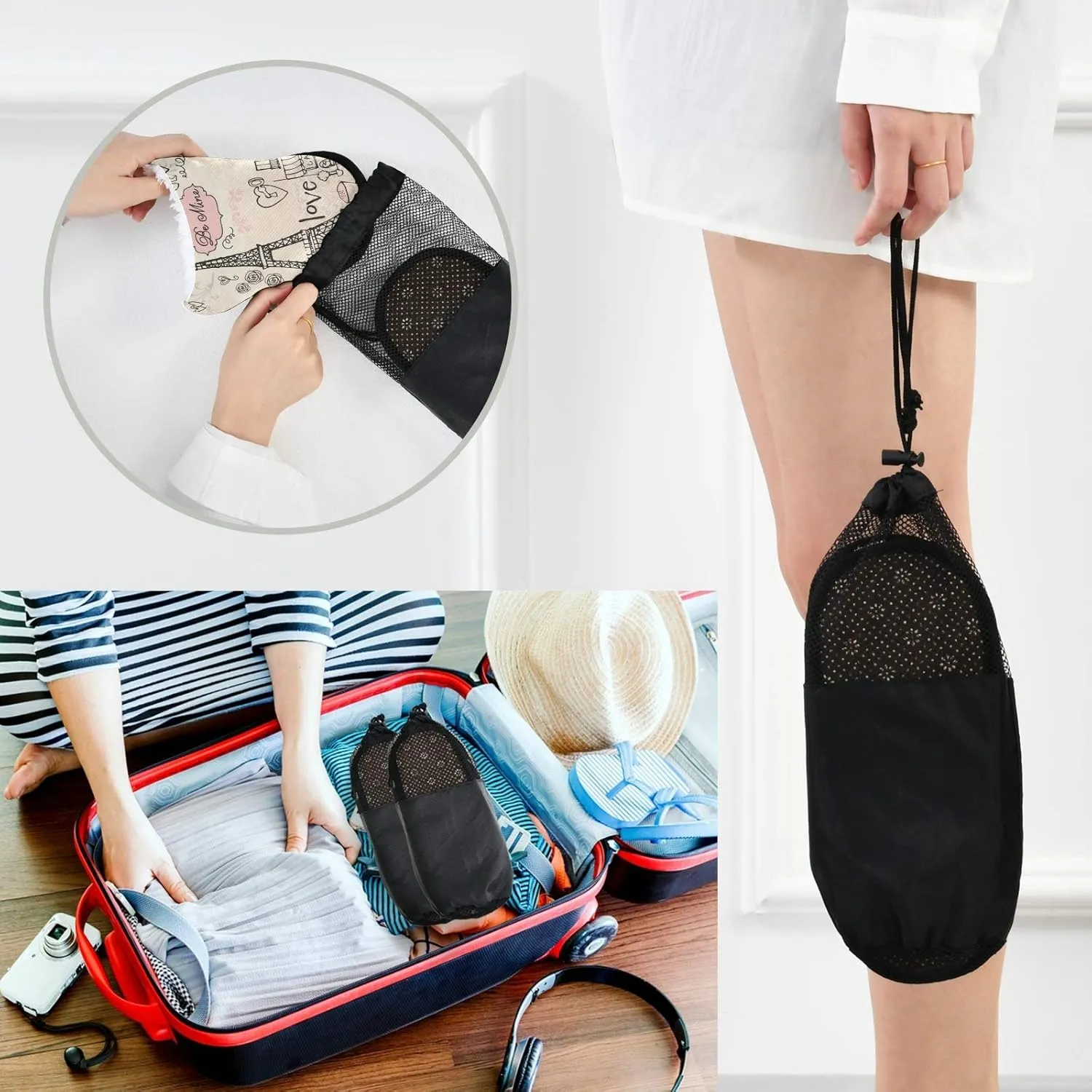 Visesunny Stylish Men Women Slippers - Unisex Adults House Shoes Lightweight Indoor Travel Warm Slippers
