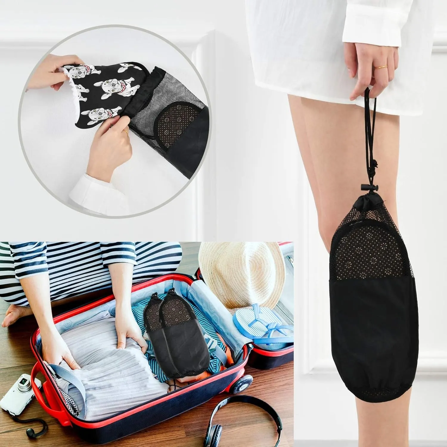 Visesunny Stylish Men Women Slippers - Unisex Adults House Shoes Lightweight Indoor Travel Warm Slippers