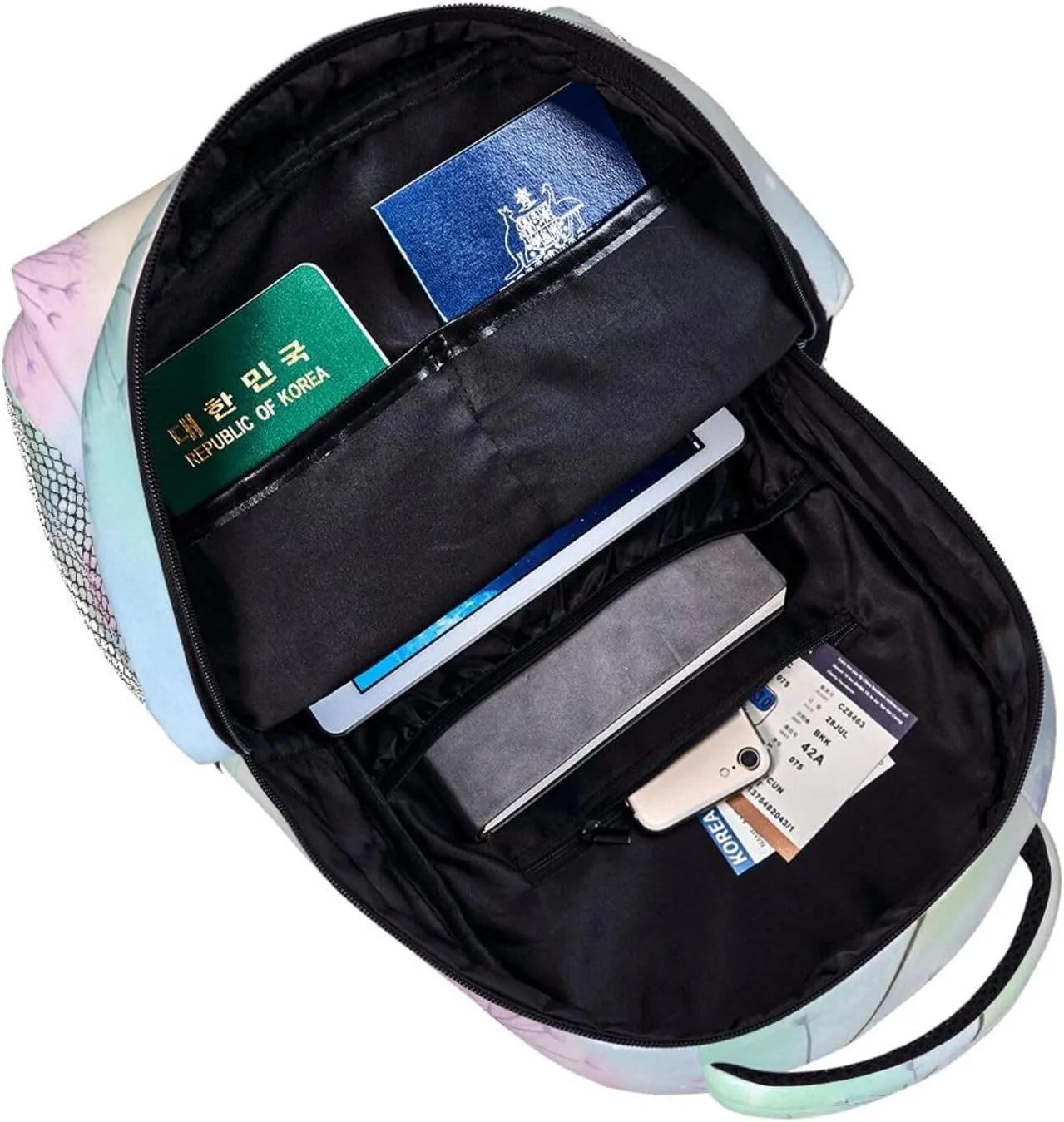 Watercolor Colorful Dandelion Adult Backpacks 15 Inch Laptop Backpack Travel Bag for Men Women Gifts