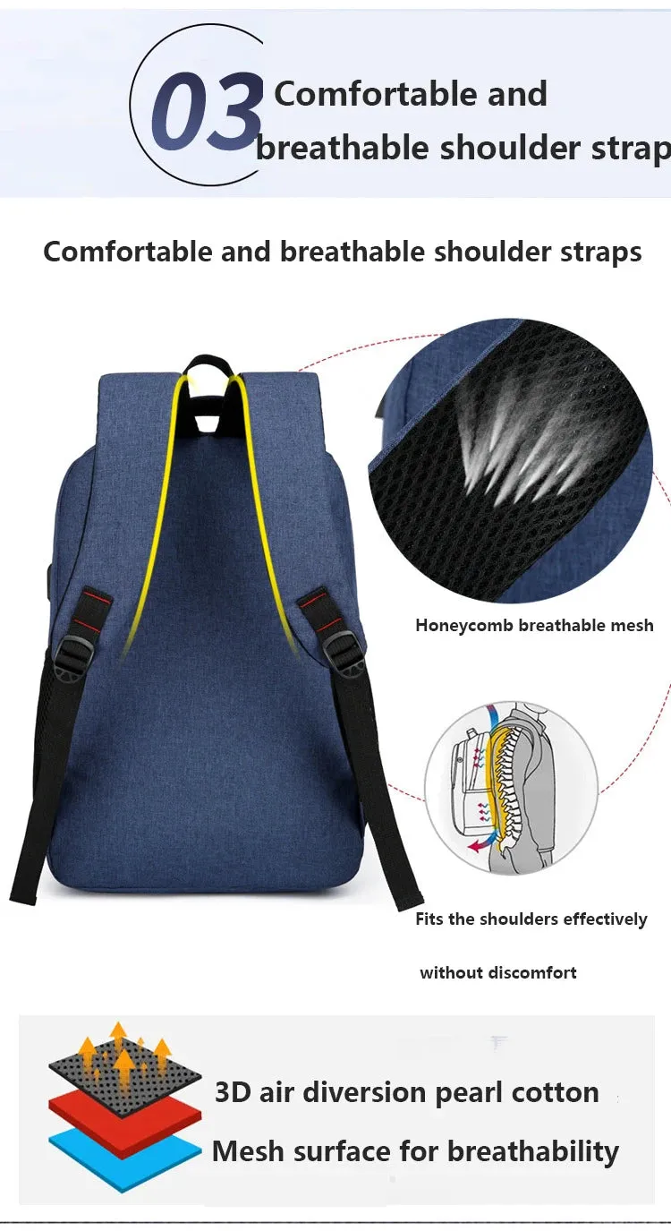 Waterproof Business Backpack Men's USB School Backpacks 16 Inch Laptop Backpack Large Capacity Bagpacks for Men Back Pack Bags
