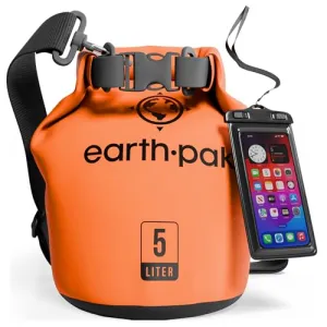 Waterproof Dry Bag-Roll Top Waterproof Backpack Sack Keeps Gear Dry for Kayak with Waterproof Phone Case