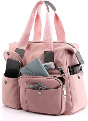 Waterproof Nylon Travel Bag for Women Bag Solid Color Travel Handbag Lady Big Shoulder Bag Female Travel Duffels