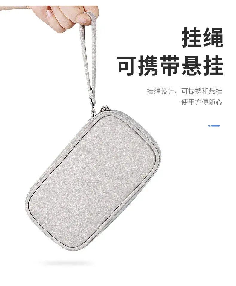 Waterproof Portable Cable Organizer – Digital Storage Bag for Cables, Power Bank & Earphones