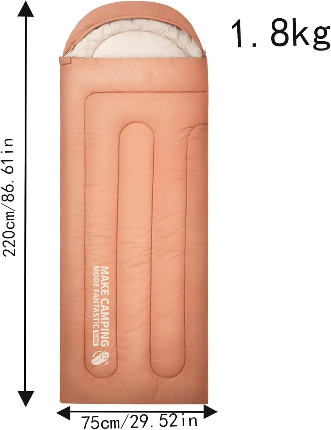 Waterproof Sleeping Bag - Camping Sleeping Bags for Backpacking, Hiking, and Outdoor Travel in Cold & Warm Weather