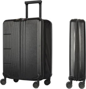 WESTEND 21 Inch Collapsible Carry On Luggage with Spinner Wheels, TSA Lock – Rolling Carry-On Including 7 Packing Cubes