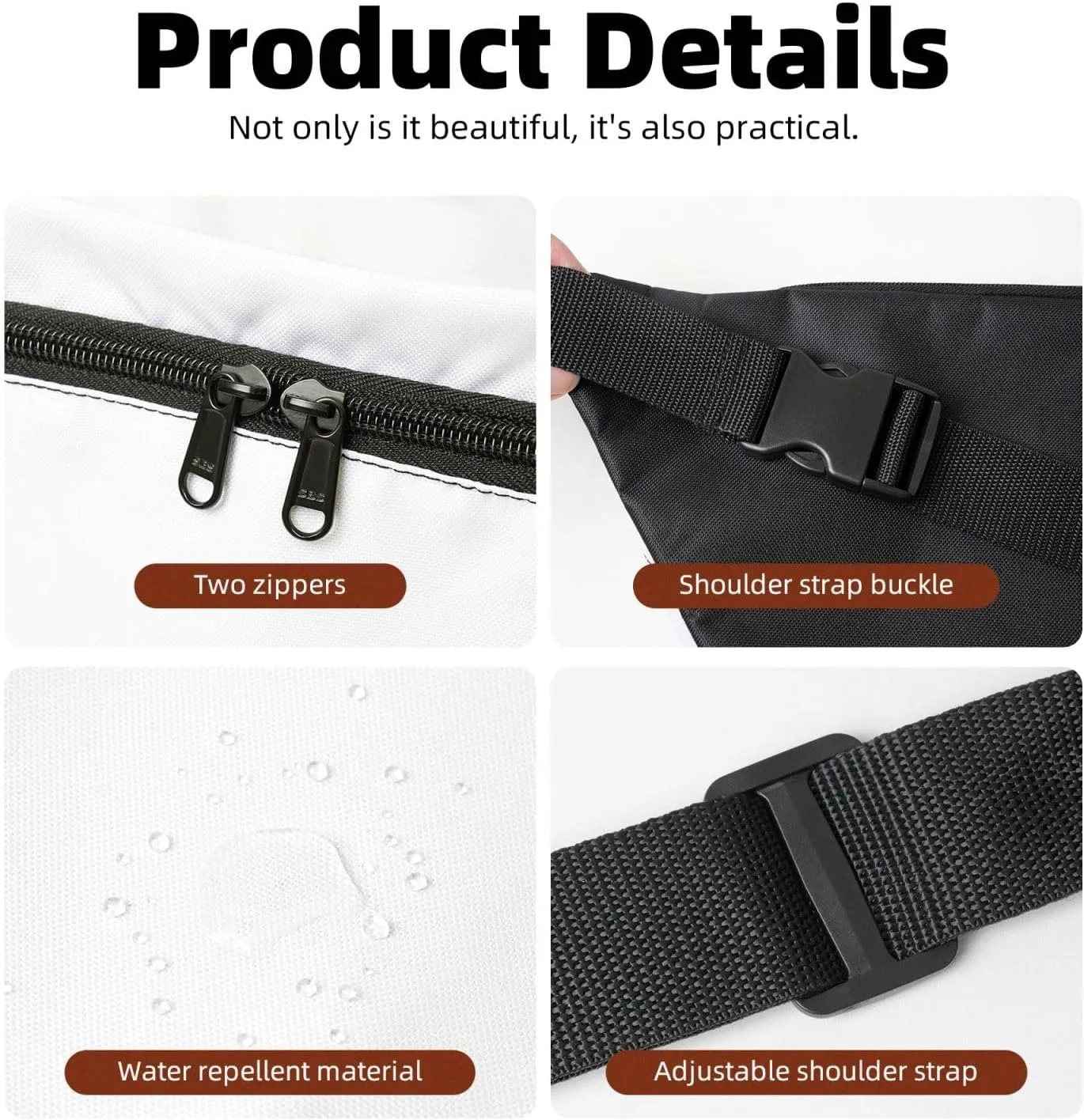 Western Large Fanny Pack for Men Women, Fashionable Waterproof Sports Crossbody Bags, Belt Bag for Travel Hiking Running (Western Collage)