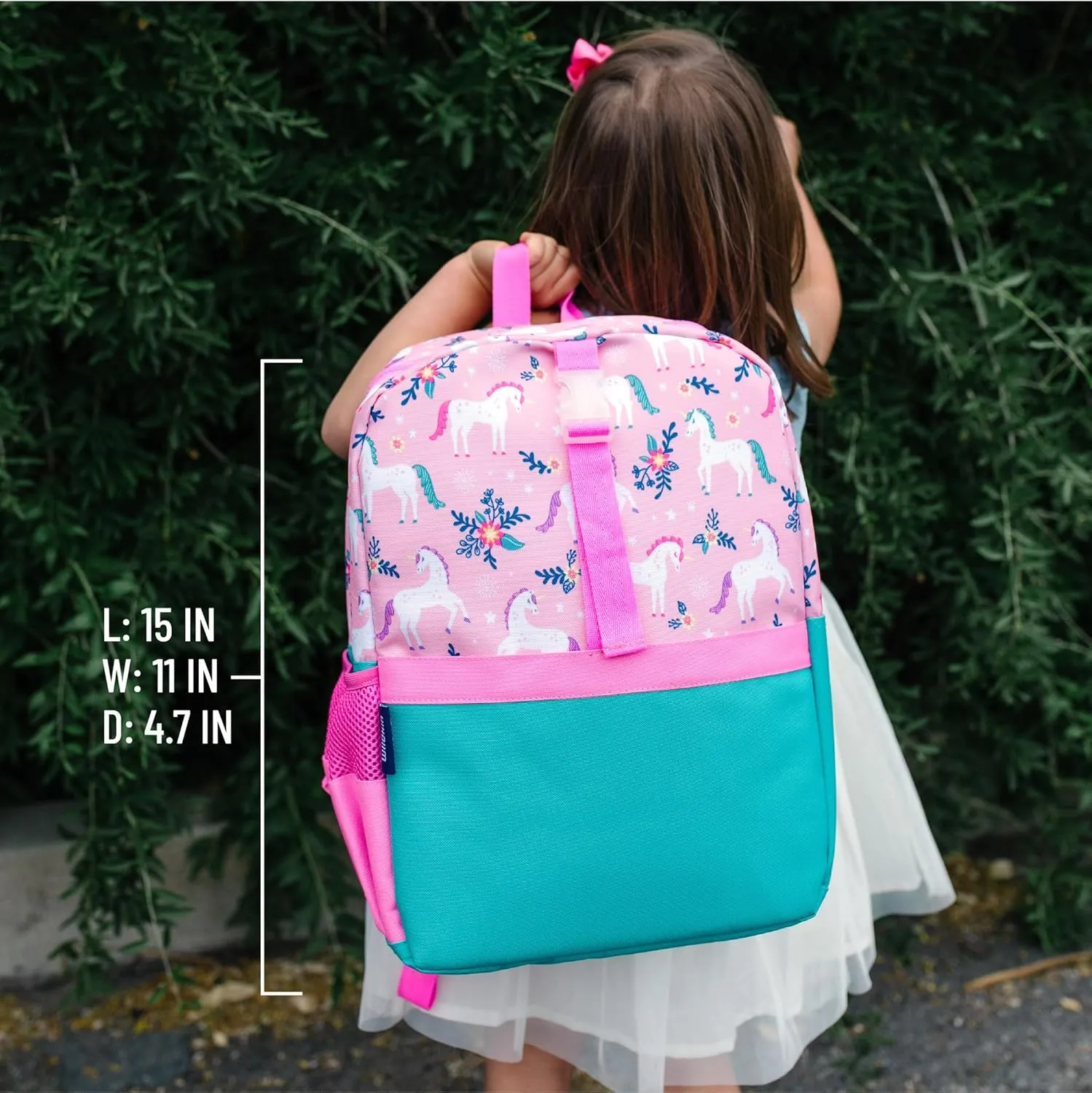 Wildkin Pack-it-All Kids Backpack – Durable, Spacious, Adjustable for School & Travel - Magical Unicorns