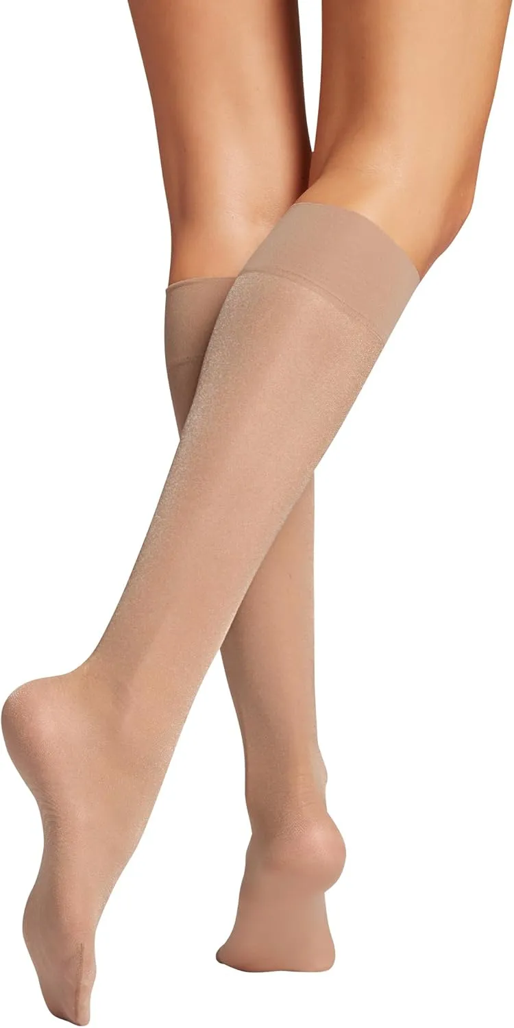 Wolford Satin Touch 20 Knee-Highs for Women Silky Smooth Sheer Socks with Elegant Sheen Comfortable Fit for All-Day Wear