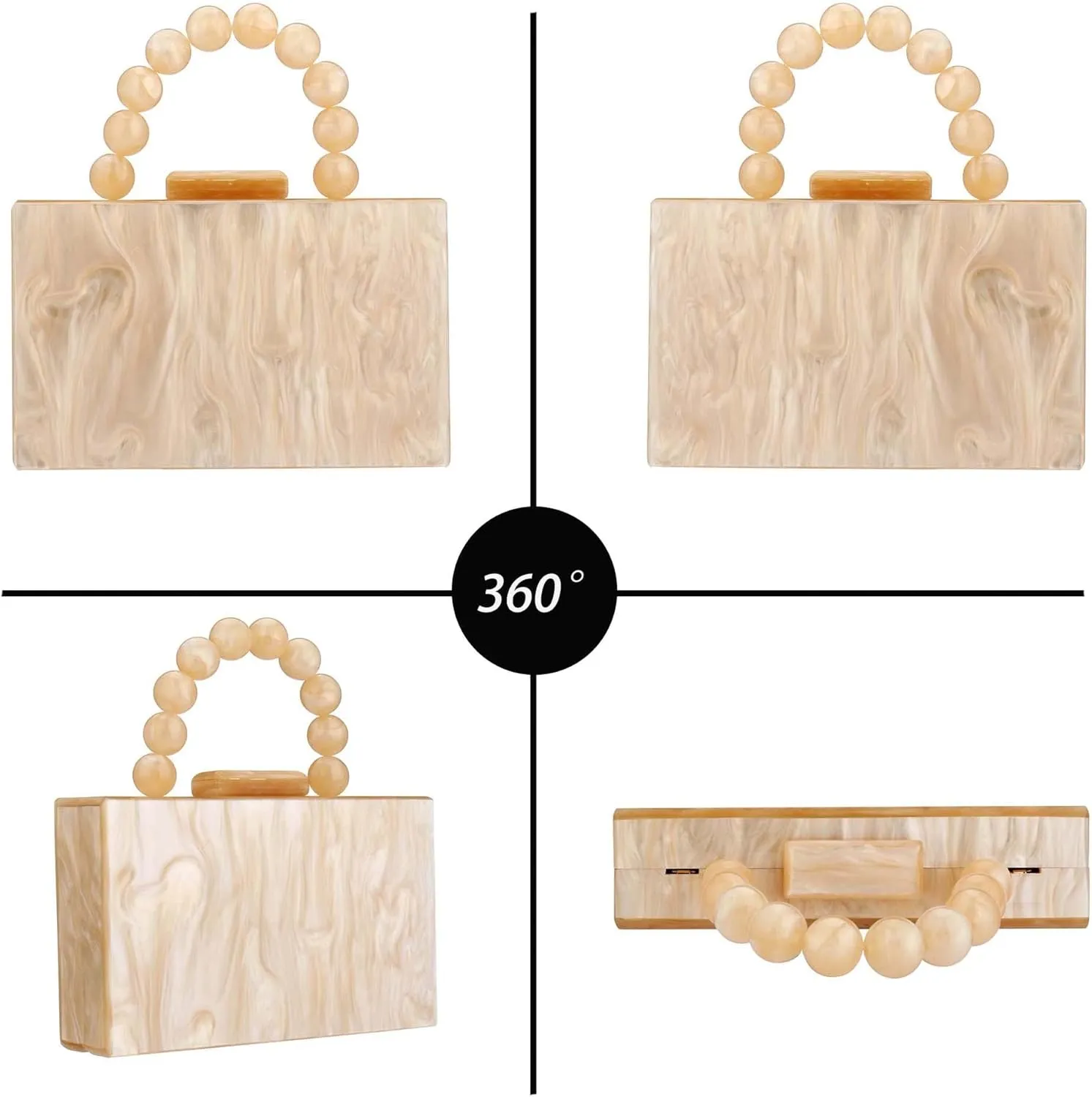 Women Acrylic Clutch Purse Leopard Print Evening Bag Chain Formal Handbag Party Bridal Wedding Clutch Purse for Women
