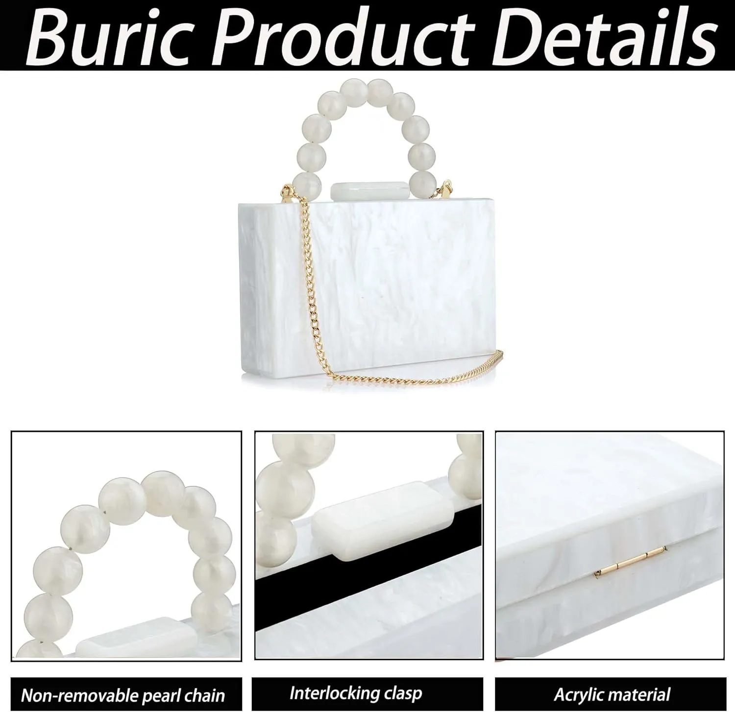 Women Acrylic Clutch Purse Leopard Print Evening Bag Chain Formal Handbag Party Bridal Wedding Clutch Purse for Women
