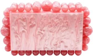 Women Acrylic Evening Clutch Box Purse Marble Handbag for Wedding Cocktail Party Banquet
