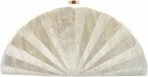 Women Fan Shell Acrylic Clutch Purse Marble Evening Bag Unique Handbag Cute Shell Clutch Wedding Purse for Party