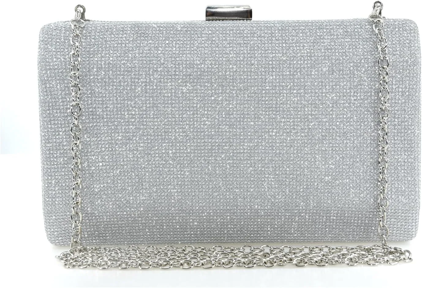 Women Glistening Iron Handbag Evening Clutch Bag Glitter Handbag Party Bag Formal Simple Fashion Clutches