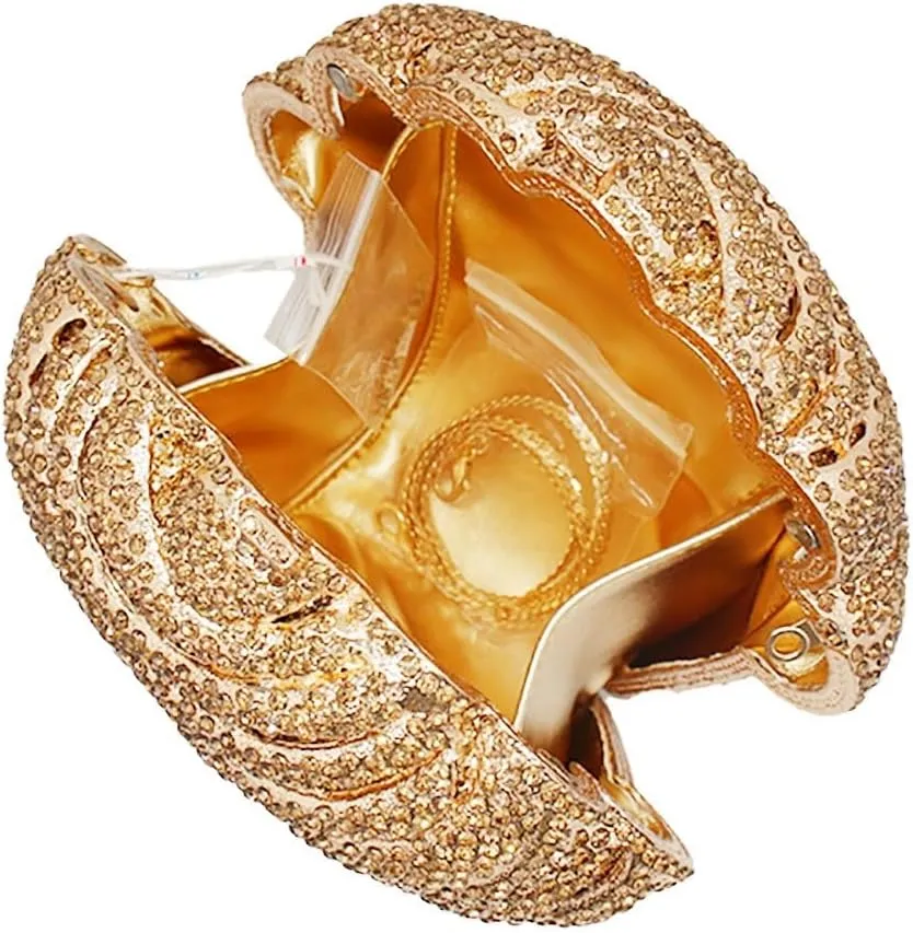 Women Ice Cream Crystal Evening Bag Luxury Rhinestone Clutch Wedding Party Minaudiere Purse and Handbag for Cocktail