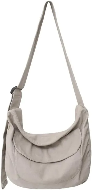 Women Shoulder Bag Large Messenger Bag Fashion Hobo Bag Canvas Crossbody Bags Casual Shopping Bag
