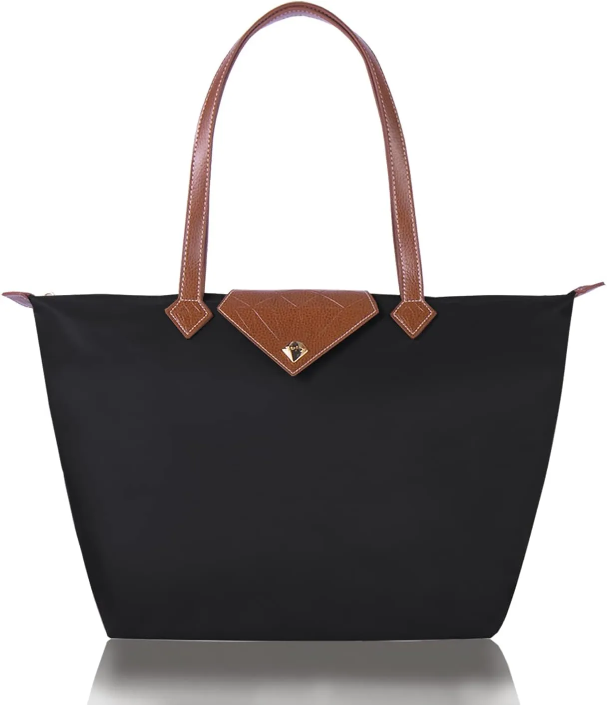 Women Tote Bag,Stylish Waterproof Nylon Ladies Shoulder Bag, Folding Beach Travel Bag for Work,Shopping, Large