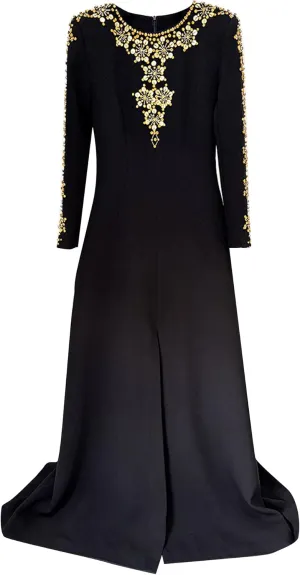 Women's 2025 Designer Party Dresses Rhinestone Diamonds Beaded Split Long Maxi Prom Dress Female Evening Gown