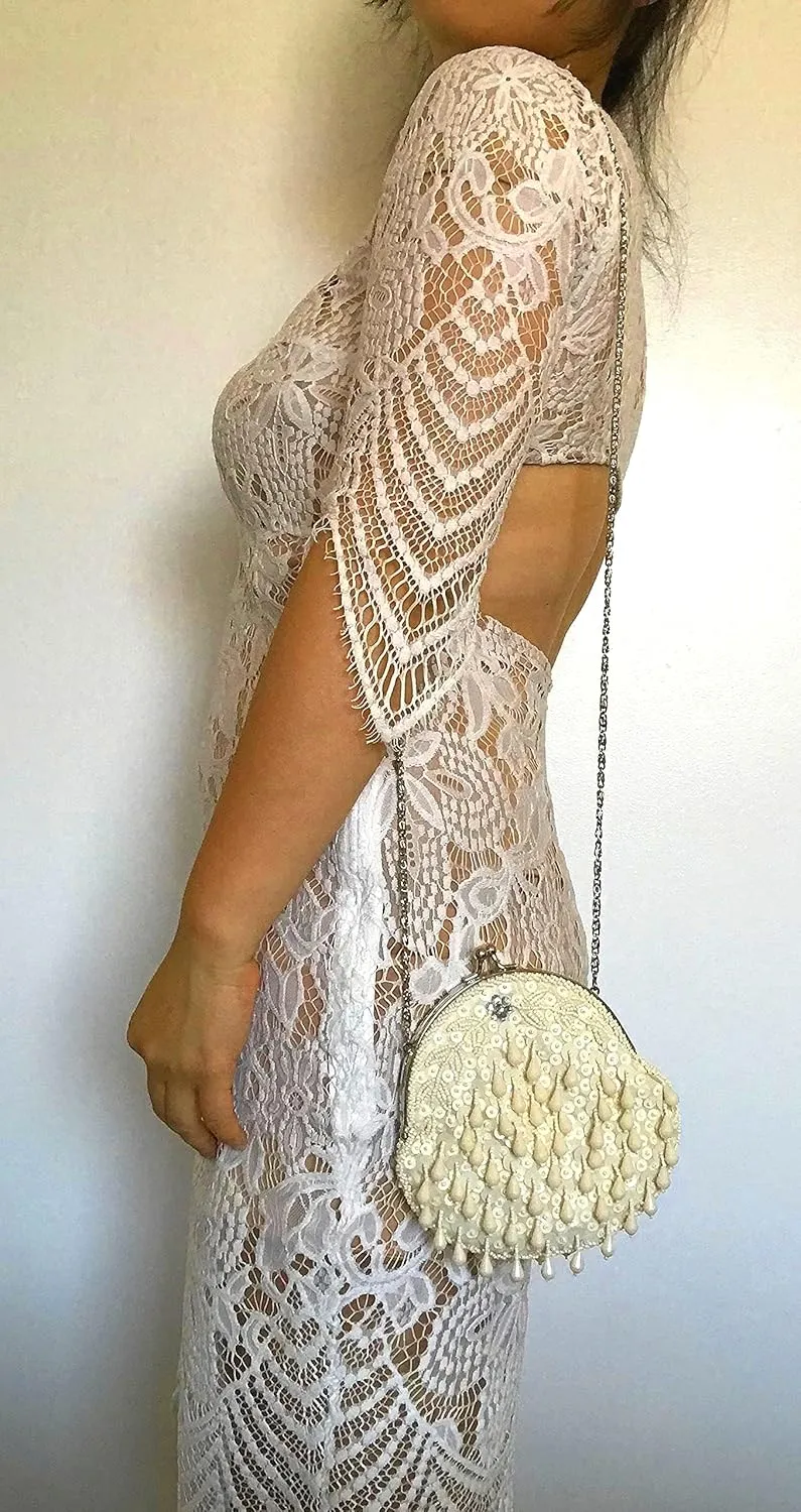 Women's clutch Small sequins evening purse bag for Cocktail Party Prom Wedding Banquet