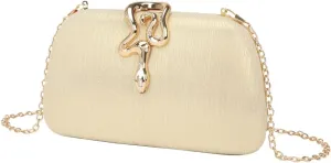 Women's Clutches Purses Formal Evening Bags with Snake Buckle Wedding Prom Cocktail Party Shoulder Crossbody Handbags 2025