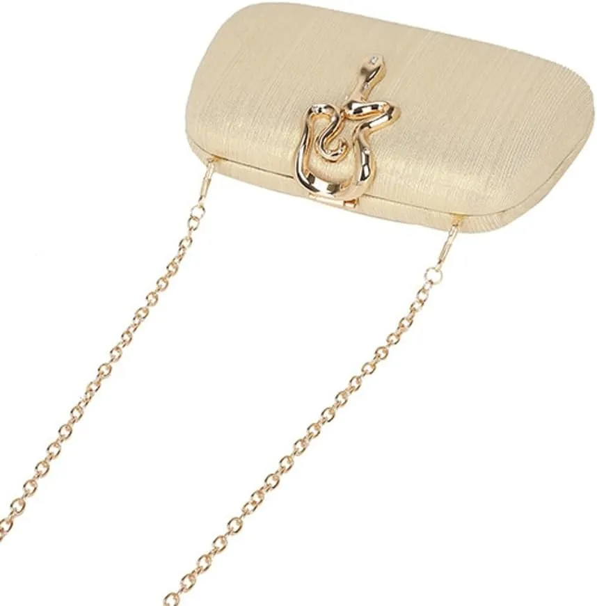 Women's Clutches Purses Formal Evening Bags with Snake Buckle Wedding Prom Cocktail Party Shoulder Crossbody Handbags 2025