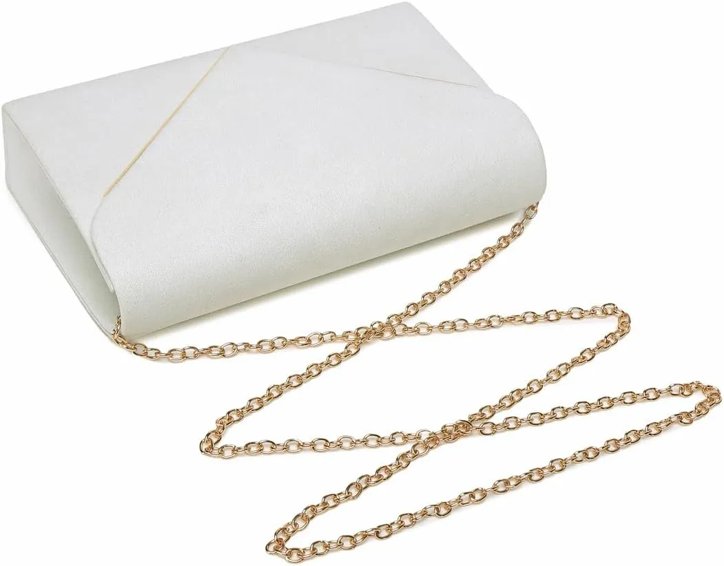 Women's Evening Clutch Small Crossbody Purse for Prom Classic Wedding Party Shoulder Bags