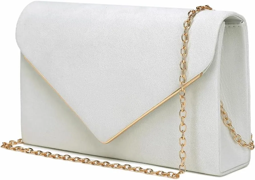 Women's Evening Clutch Small Crossbody Purse for Prom Classic Wedding Party Shoulder Bags
