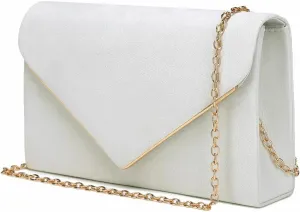 Women's Evening Clutch Small Crossbody Purse for Prom Classic Wedding Party Shoulder Bags