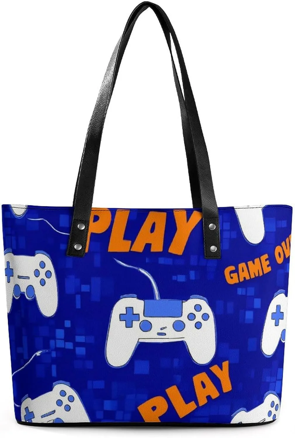 Women's Fashion Tote Bag, Large Capacity Lightweight Handbag, Shopping Bags with Compartment
