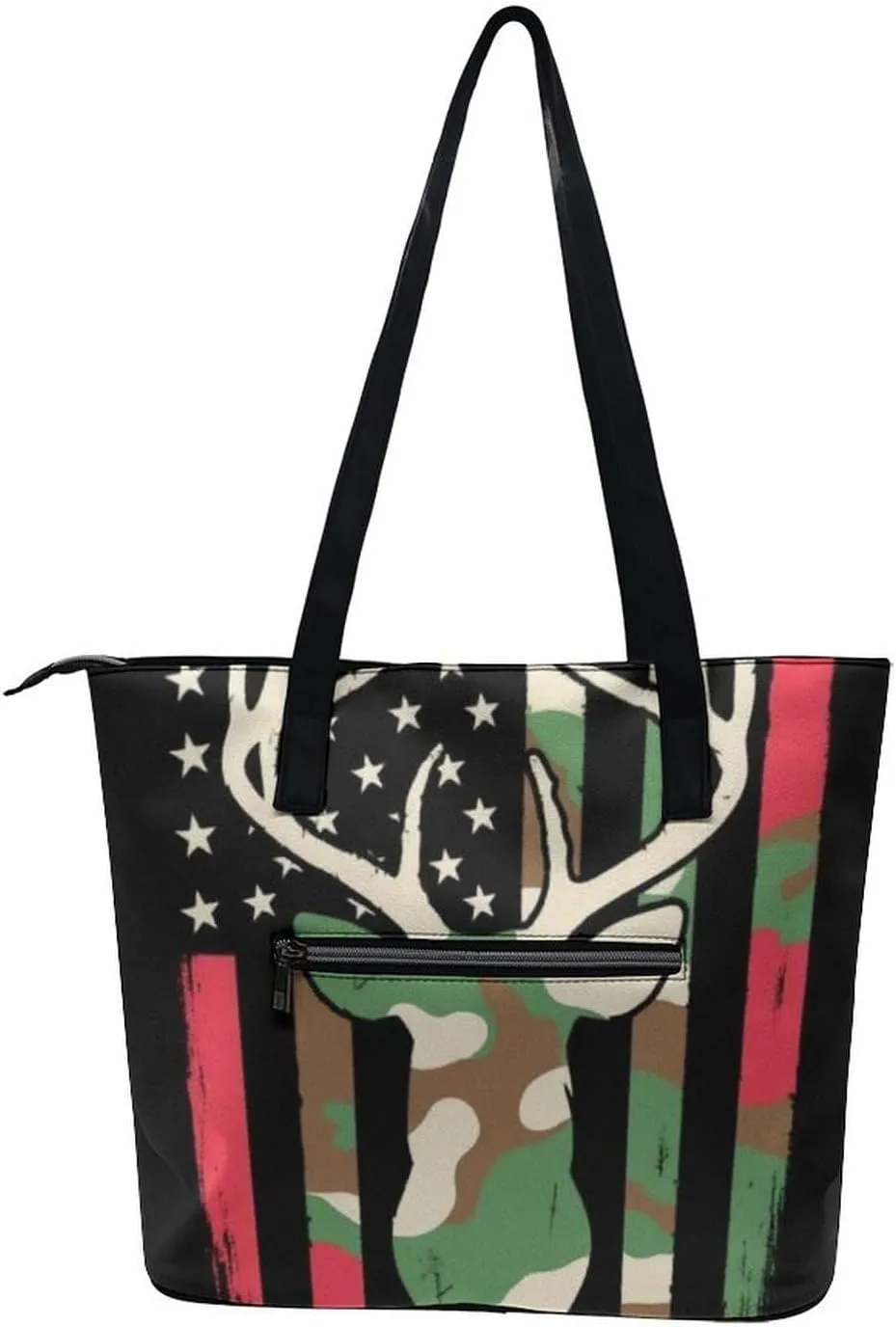 Women's Fashion Tote Bag, Large Capacity Lightweight Handbag, Shopping Bags with Compartment