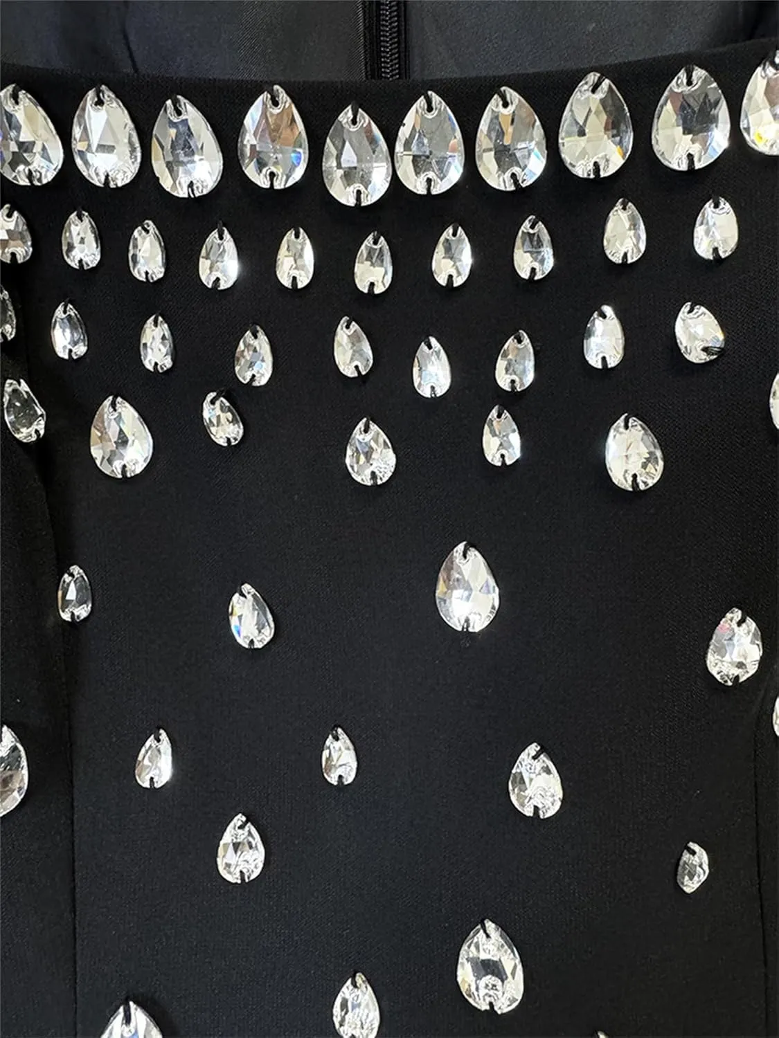 Women's Formal Party Dress 2025 Designer Party Diamonds Beading Evening Floor Length Dress Sleeveless Tank Prom Gown
