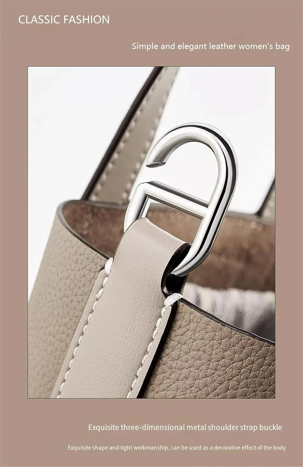 Women's genuine leather handbags genuine leather shoulder and crossbody bags fashionable underarm Purses