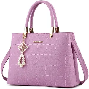 Women's Handbag PU Pendant Elderly Large Capacity Shoulder Shopping Bag