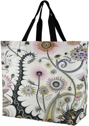Women's Large-capacity Shoulder Shopping Bag Reusable Foldable Shopping Bags A Plant with Tentacles Beach Bag
