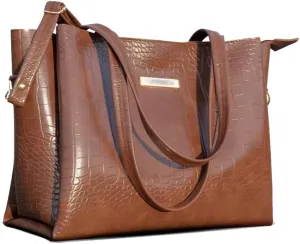 Women's Leather Tote Handbag – Spacious, Multifunctional Shoulder Bag with Stylish Design, Ideal for Daily Use