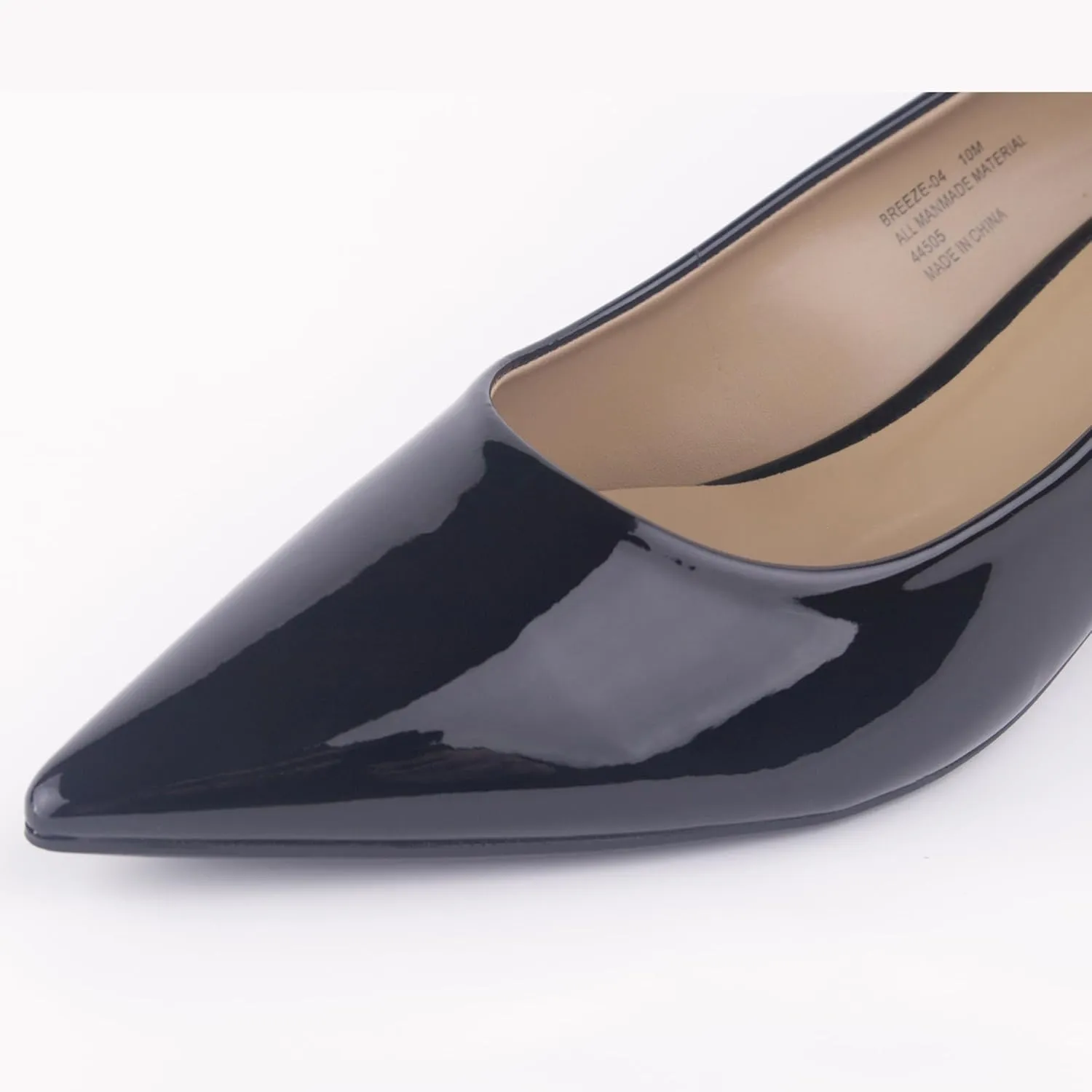 Women's Pumps Kitten Heel Pointed Toe Shoes for Ladies Women Comfortable Office Work Dress Casual Weeding Shoes