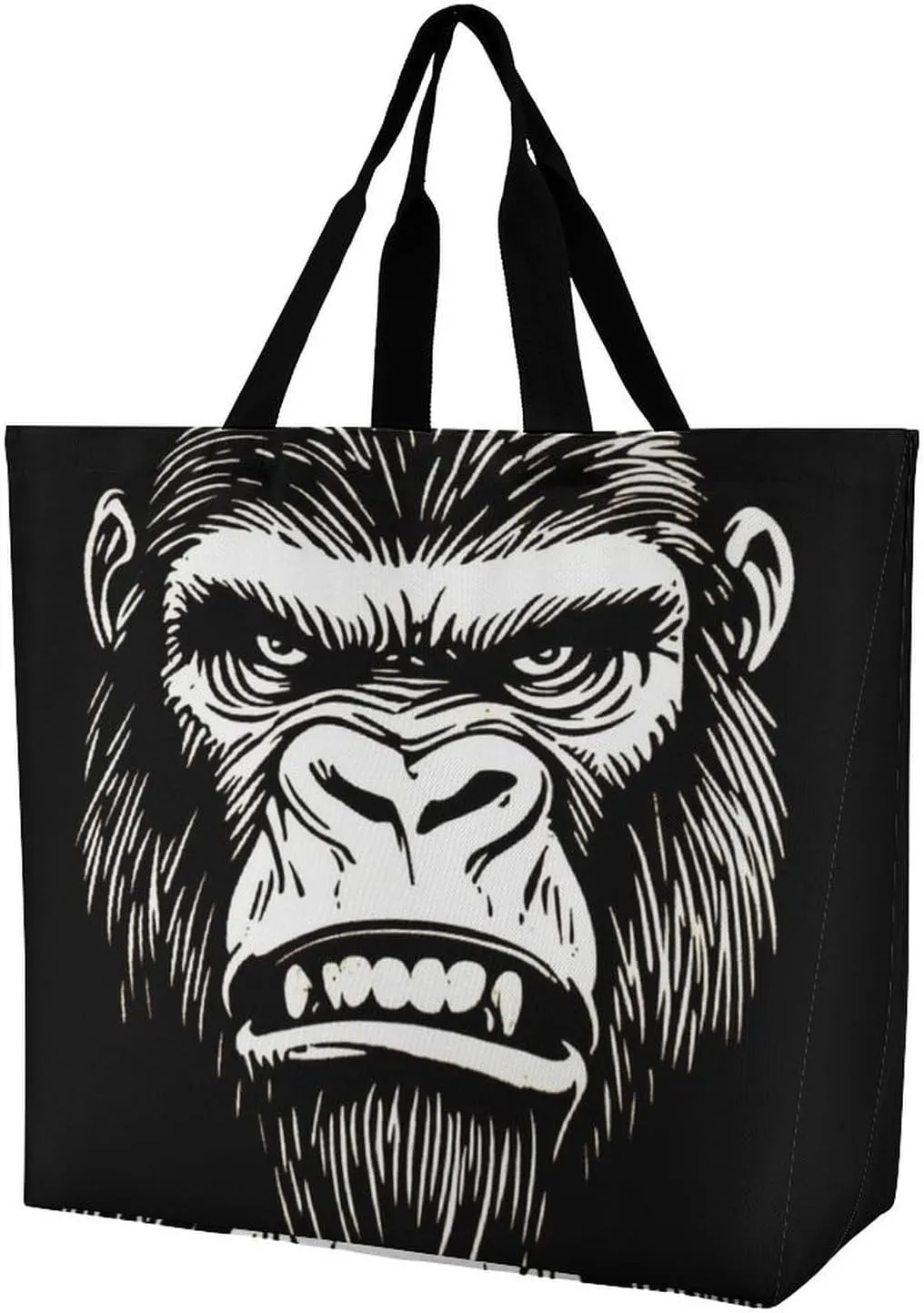 Women's Reusable Grocery Shopping Bag, Portable Shoulder Bag Casual Large Tote Bags
