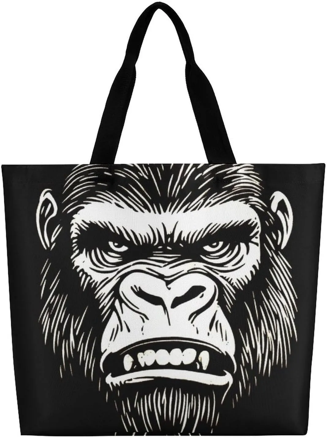 Women's Reusable Grocery Shopping Bag, Portable Shoulder Bag Casual Large Tote Bags