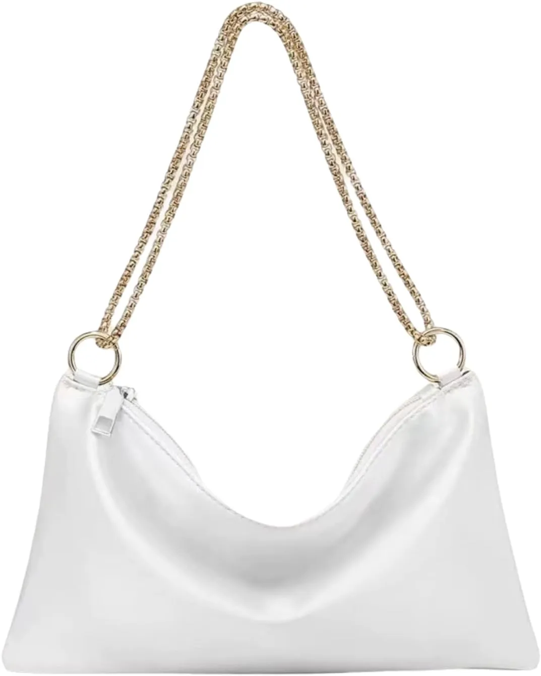 Women's Satin Evening Handbag Shoulder Bag Purse for Women Clutch Purses Evening Bag