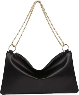Women's Satin Evening Handbag Shoulder Bag Purse for Women Clutch Purses Evening Bag