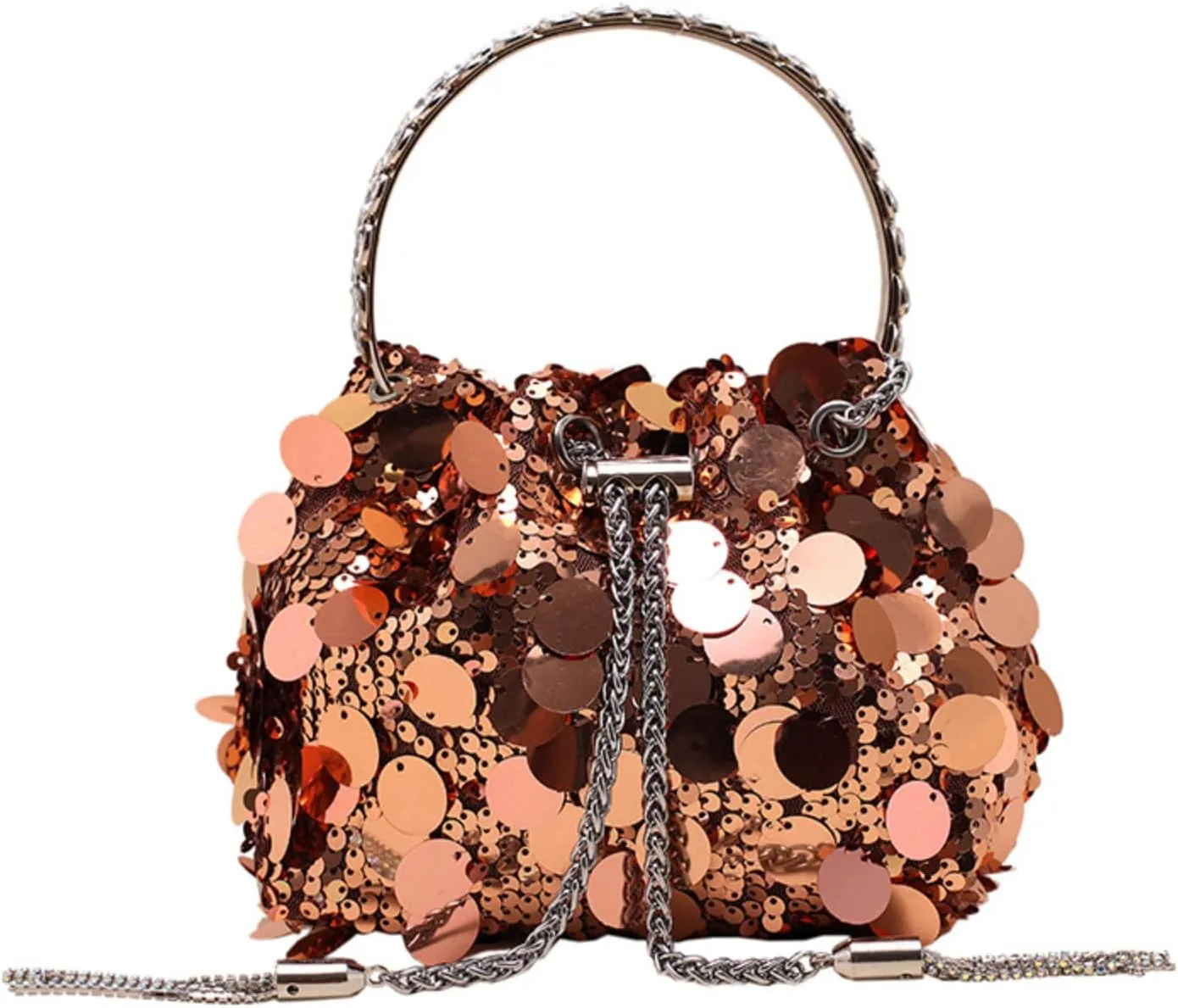 Womens Shoulder Bag Sequin Purse Sparkle Purse Crystal Clutch Evening Bag Mob Wife Aesthetic