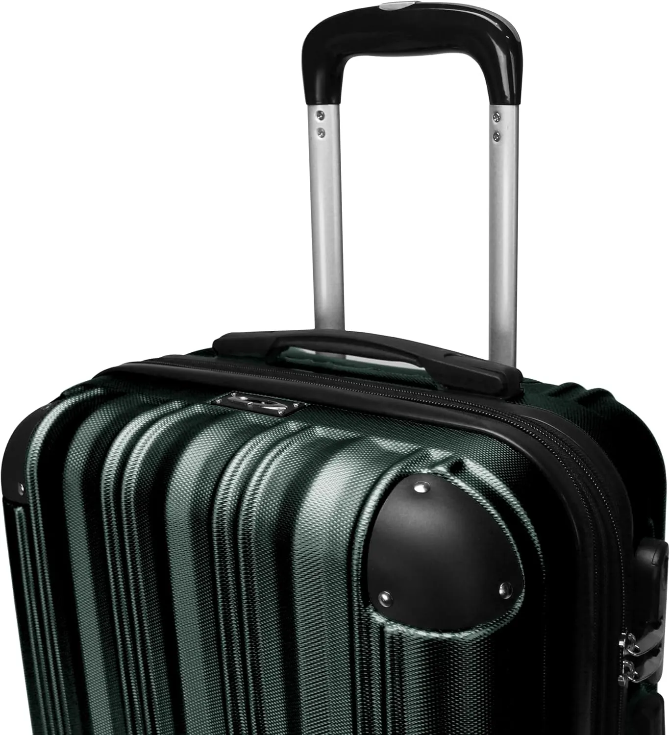 World Traveler Kemyer Quest Hardside Lightweight Expandable Spinner Suitcase Luggage, British Green, 29-inch