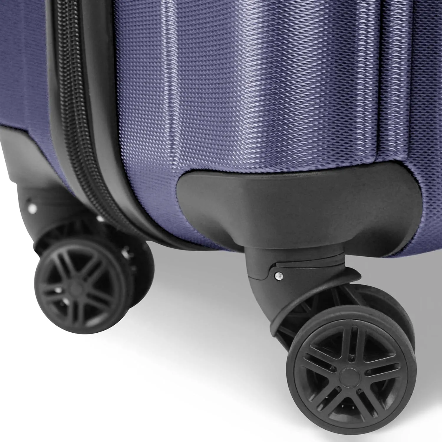World Traveler Kemyer Quest Hardside Lightweight Expandable Spinner Suitcase Luggage, Navy, 29-inch