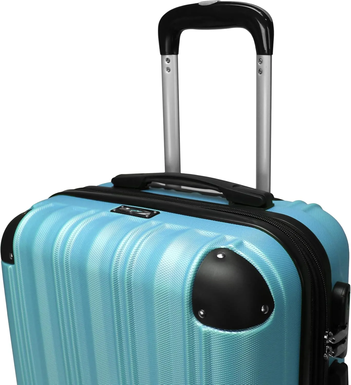 World Traveler Kemyer Quest Hardside Lightweight Expandable Spinner Suitcase Luggage, Sapphire Blue, 20-inch